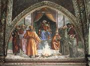Domenicho Ghirlandaio Feuerprobe des Hl.Franziskus vor dem Sultan oil painting picture wholesale